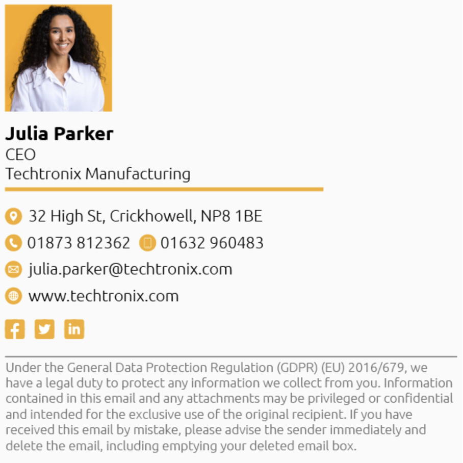 22 eye catching email signature examples for every industry
